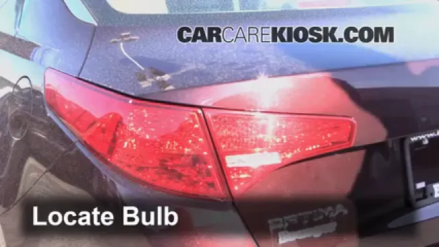 2013 Kia Optima LX 2.4L 4 Cyl. Lights Reverse Light (replace bulb)